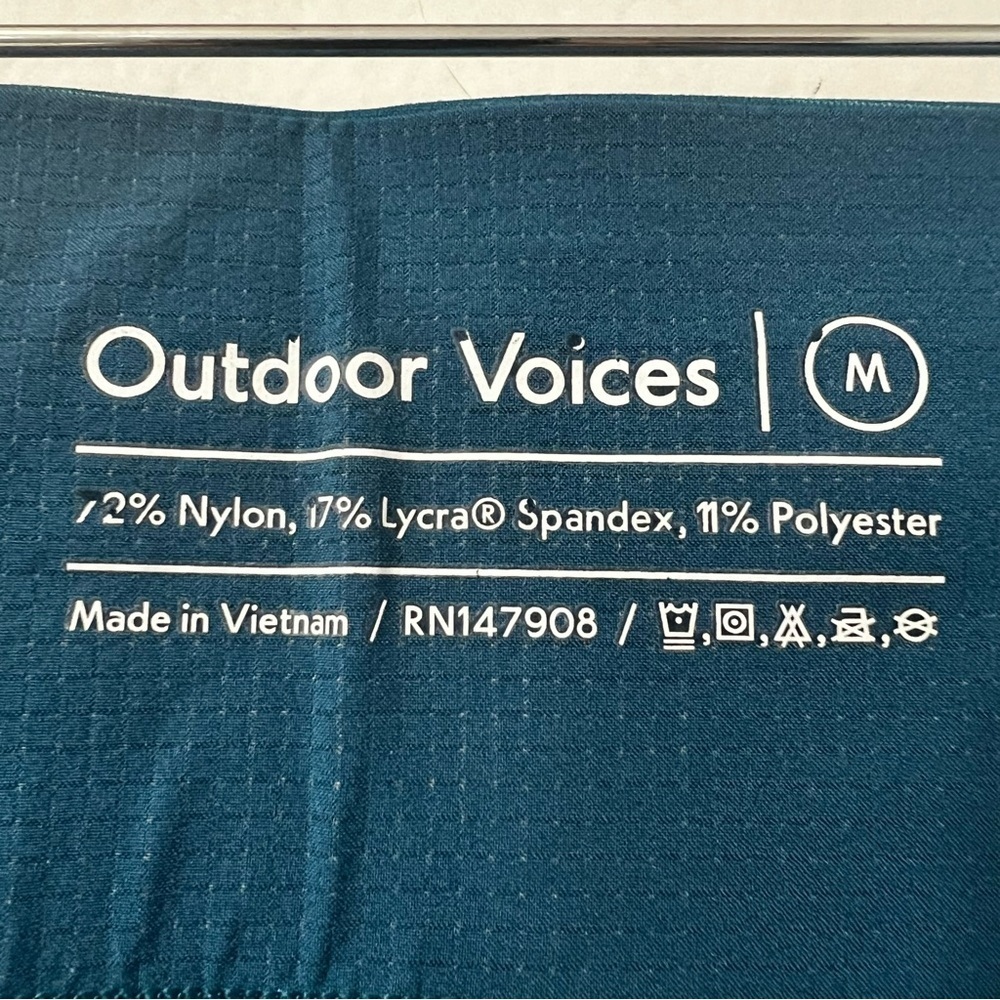 Outdoor Voices Zoom 7/8 Techsweat Colorblock Leggings M Athleisure Pilates Yoga - Picture 12 of 12